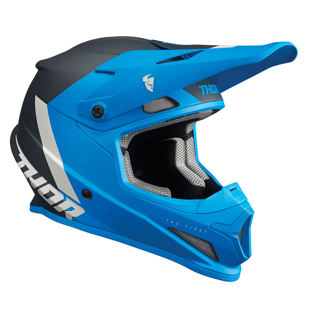 Helmet S23 Thor Mx Sector Chevron Blue/Light Grey Medium | Formula