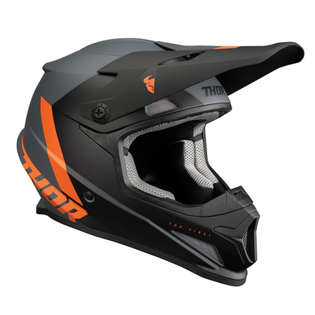 Helmet S23 Thor Mx Sector Chevron Charcoal/Orange Small | Formula