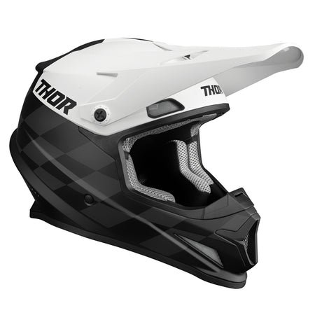 Helmet S23 Thor Mx Sector Birdrock Black/White Xs | Formula