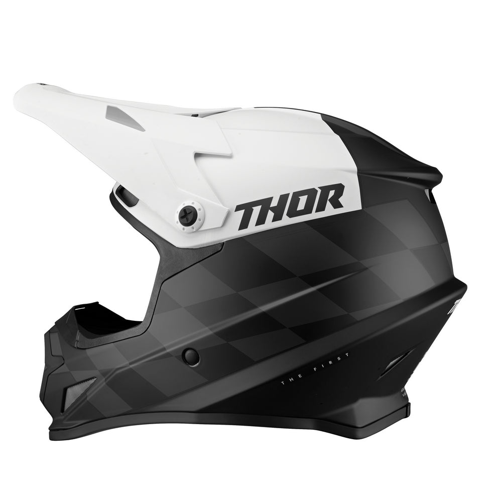 Helmet S23 Thor Mx Sector Birdrock Black/White Xs | Formula