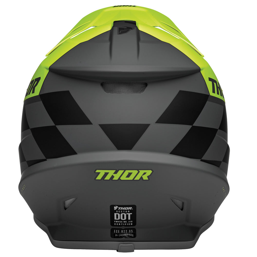 Helmet S23 Thor Mx Sector Birdrock Grey/Acid Xl | Formula