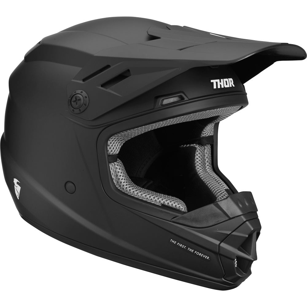 Helmet S23y Thor Mx Sector Black Youth Small | Formula