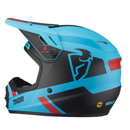 Helmet S23y Thor Mx Sector Split Mips Blue Black Youth Medium | Formula