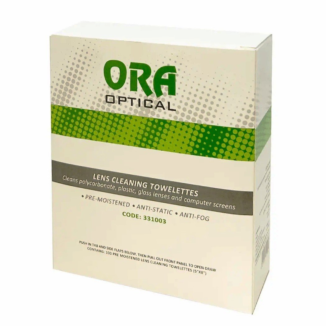 ORA Lens Cleaning Wipes, Box 100 | Esko
