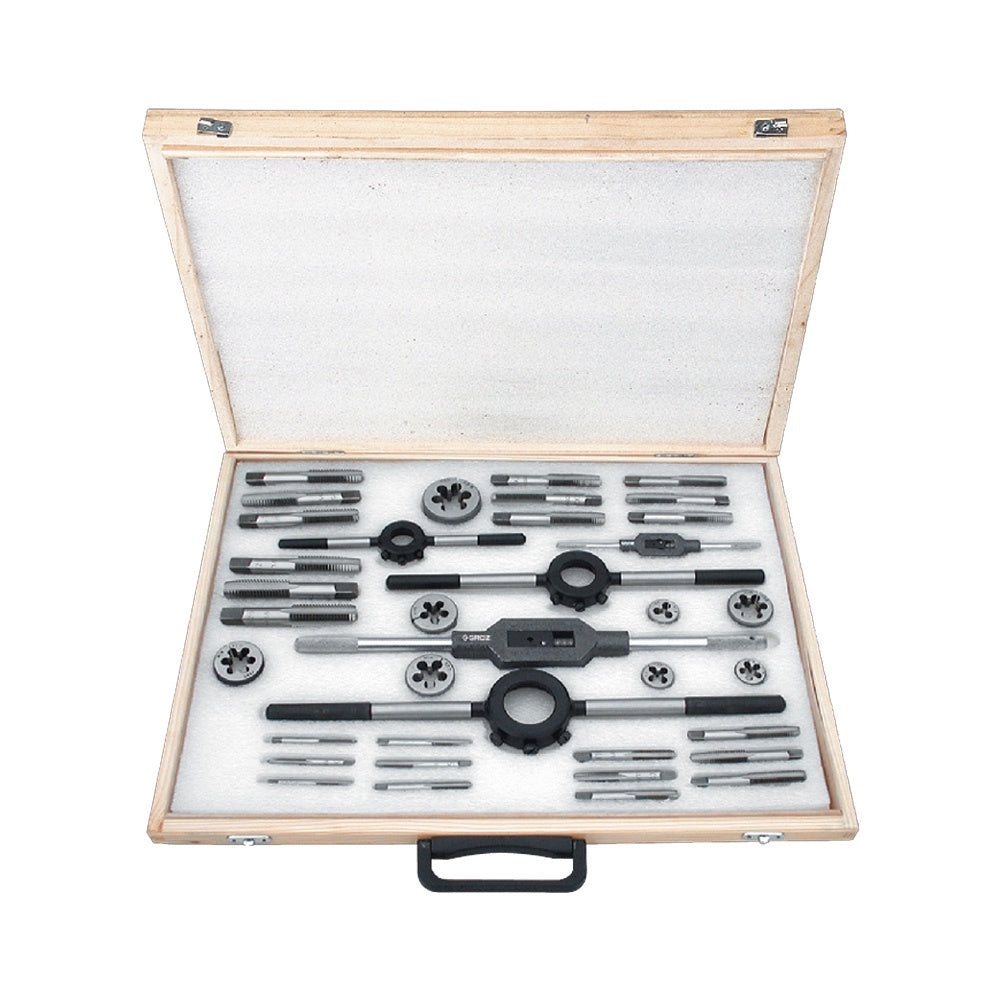 Groz 37 Piece Metric Tap & Die Set (M6-M20) | ISL