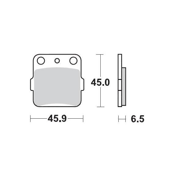 Brake Pad Moto Master Sintre Front Pad For Honda Rear For Suzuki Yamaha Ktm Freeride | Formula