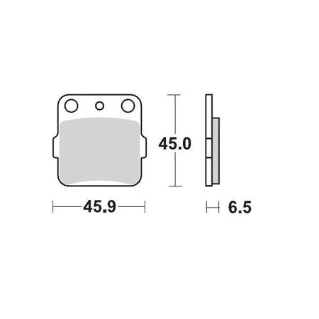 Brake Pad Moto Master Sintre Front Pad For Honda Rear For Suzuki Yamaha Ktm Freeride | Formula