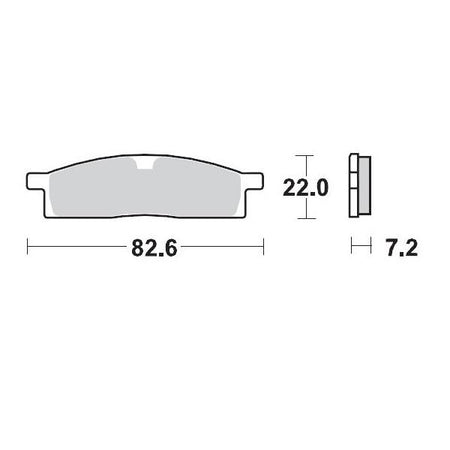 Brake Pad Front Moto Master Pro Sintered Yamaha Yz65 18-21 Yz80 93-01 Yz85 02-21 Ttr125 00-18 | Formula