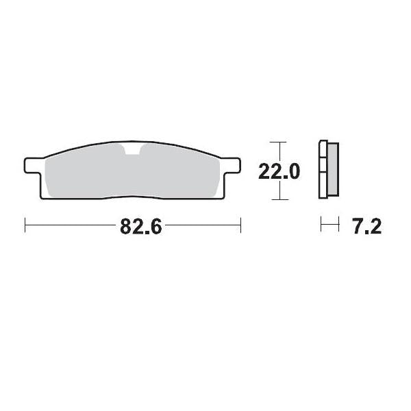 Brake Pad Moto Master Nitro Sintered Front Yamaha Yz65 18-21 Yz80 93-01 Yz85 02-21 Ttr125 00-18 | Formula