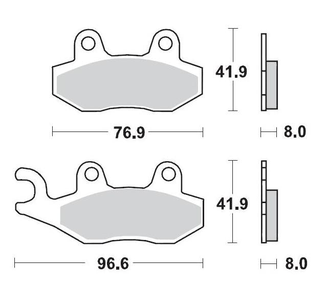 Brake Pad Moto Master Pro Sintered Front For Husqvarna Kawasaki Suzuki Yamaha | Formula