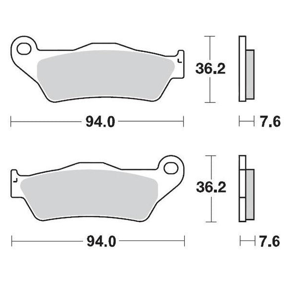 Brake Pads Front Moto Master Pro Sintered Gasgas Husaberg Husqvarna Ktm Sherco Yamaha 8291