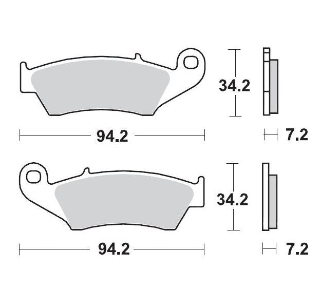 Brake Pads Front Moto Master Pro Sintered Beta Gasgas Honda Suzuki Yamaha | Formula
