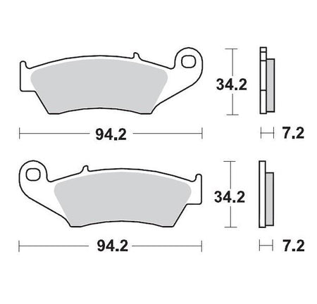 Brake Pads Front Moto Master Racing Gp Honda Yamaha Suzuki Kawasaki Gasgas Beta | Formula