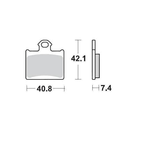 Brake Pads Rear Moto Master Pro Sintered For Husqvarna Ktm Freeride | Formula