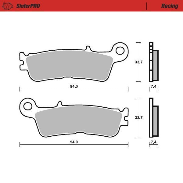 Brake Pads Front Moto Master Pro Sintered Yamaha Yz450f 20-21 | Formula
