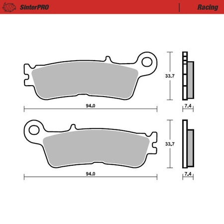 Brake Pads Front Moto Master Pro Sintered Yamaha Yz450f 20-21 | Formula