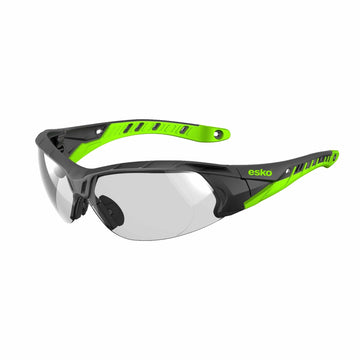 Esko MagSpec2 safety specs x1.0 with clear anti-fog lens and wraparound design