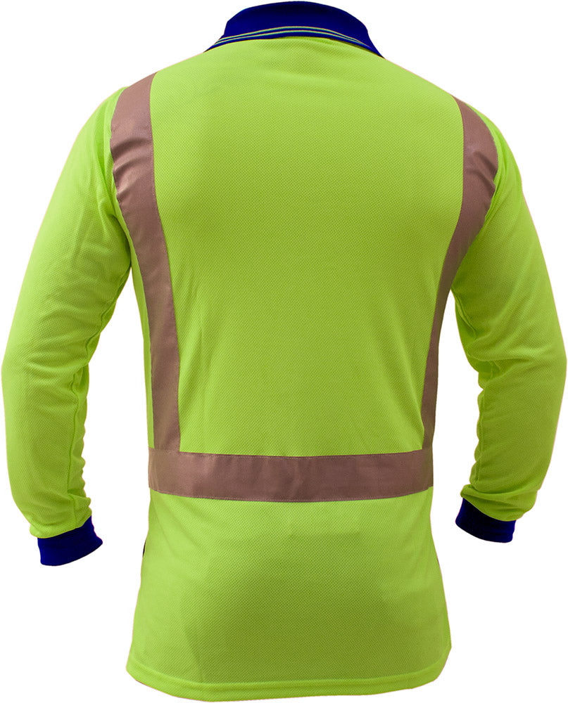 Esko D/N L/S Microfibre Polo -Size M
