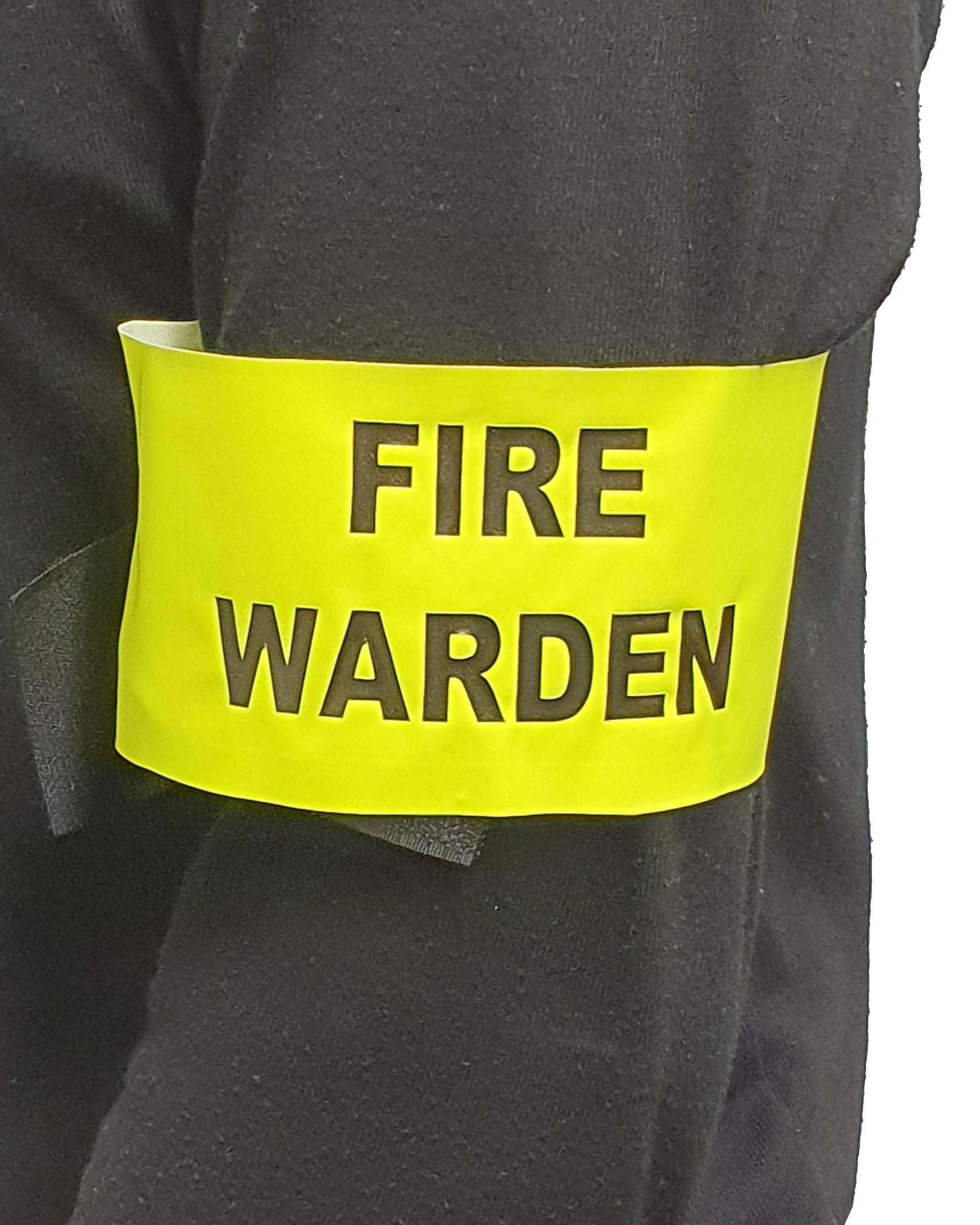 Fire Warden Arm Band with Velcro - Hi Vis Yellow | Esko