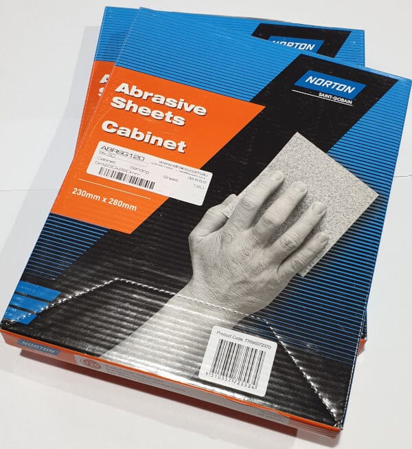 Norton Sandpaper - 280mm x 230mm Sheets 50-pce 100g