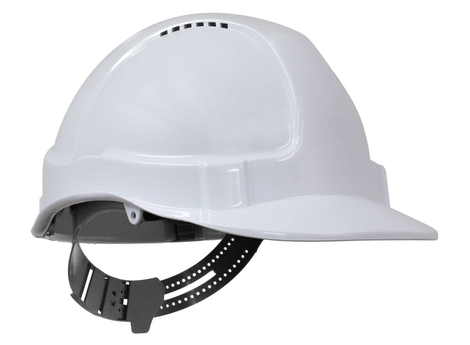 Tuff-Nut Pinlock Hard Hat, White