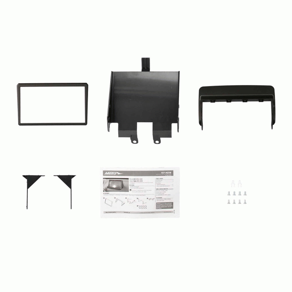Fitting Kit Toyota Yaris Mada Cx-3 2016 - 2020 Double Din (Black) | Formula