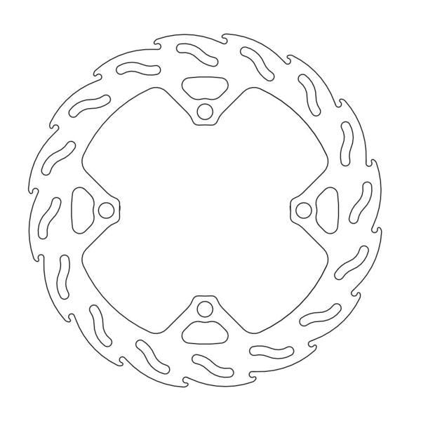 Brake Rotor Moto Master Flame Rear | Formula