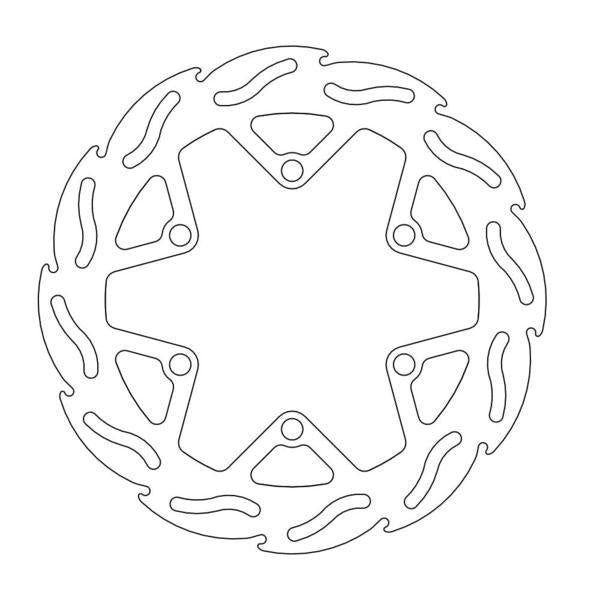 Brake Disc Front Moto Master Flame Kawasaki Kx85 01-21 Kx100 06-21 | Formula