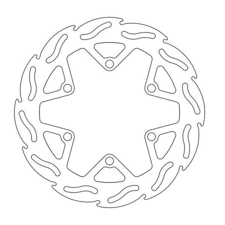 Brake Disc Front Moto Master Flame Kawasaki Kx85 01-21 Kx100 06-21 | Formula