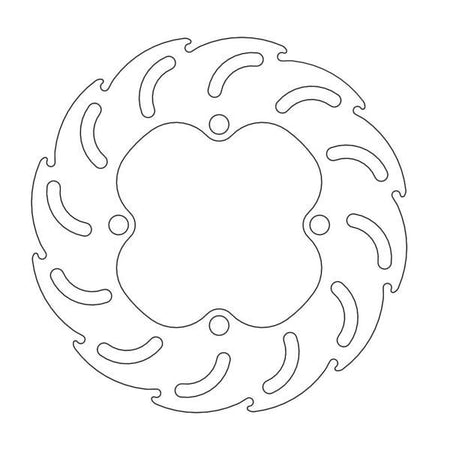 Brake Disc Moto Master Flame Front Or Rear Kawasaki Kx65 00-21 Suzuki Rm65 03-07 | Formula