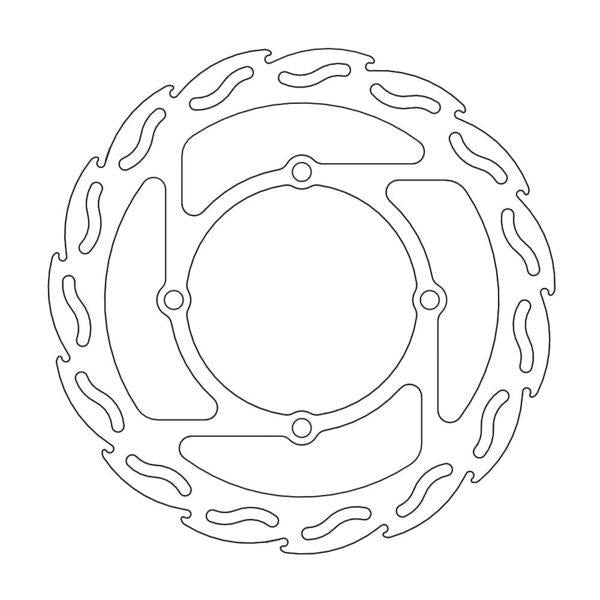 Brake Disc Moto Master Flame Front Kawasaki Kx125 Kx250 06-08 Kx250f Kx450f 06-14 Klx450r 07-20 | Formula