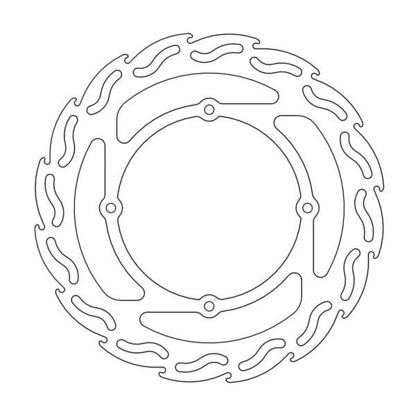 Brake Disc Front Moto Master Flame Honda Cr125r Cr250r Cr500r 92-94 Crf230f 04-09 Crf230l 08-10 | Formula