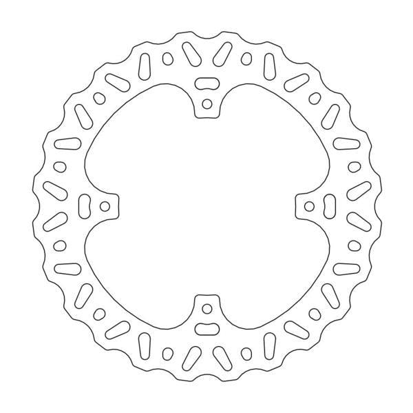 Brake Disc Moto Master Nitro Rear Honda Cr125r Cr250r 02-07 Crf250r 04-20 Crf250x 04-17 Crf450r | Formula