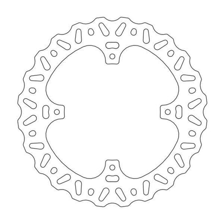 Brake Disc Moto Master Nitro Rear Honda Cr125r Cr250r 02-07 Crf250r 04-20 Crf250x 04-17 Crf450r | Formula