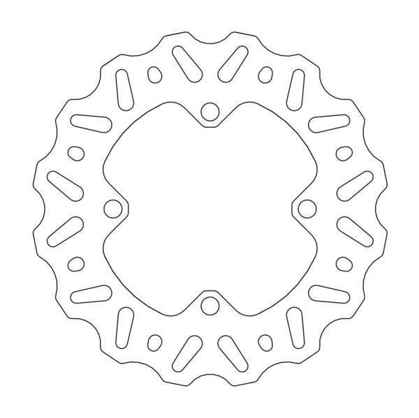Brake Rotor Moto Master Nitro Rear Kawasaki Kx85 01-21 Kx100 01-20 | Formula