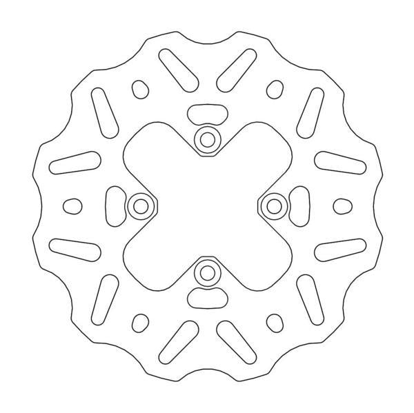 Brake Disc Moto Master Nitro Rear Husqvarna Tc65 17-20 Ktm 65sx 00-20 | Formula
