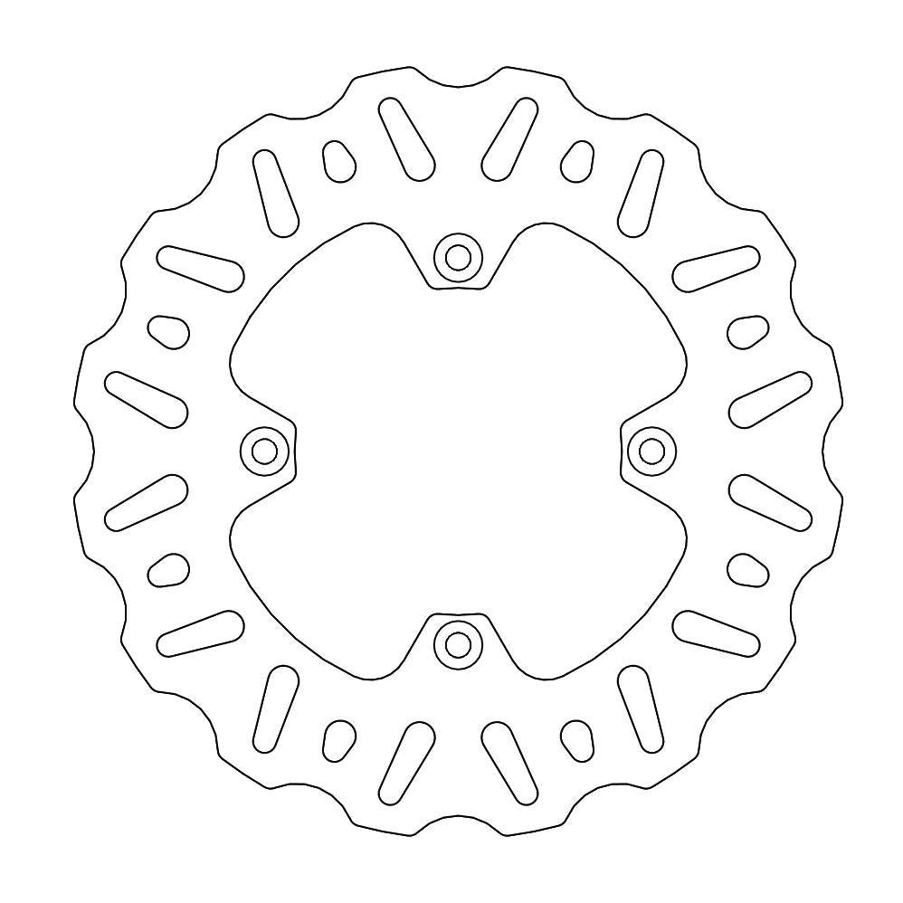 Brake Rotor Moto Master Nitro Rear Suzuki Rm85 05-21 | Formula