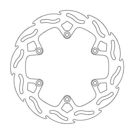 Brake Disc Rear Moto Master Factory Flame 4.4mm For Heavy Brake Draggers Husqvarna Gasgas Ktm | Formula