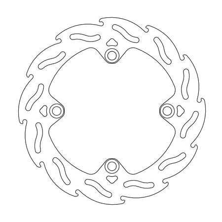 Brake Disc Rear Moto Master Flame Sherco Sc125 Sc250 Sc300 Sc250f Sc300f Sc450f Sc500f Sef500 19-21 | Formula