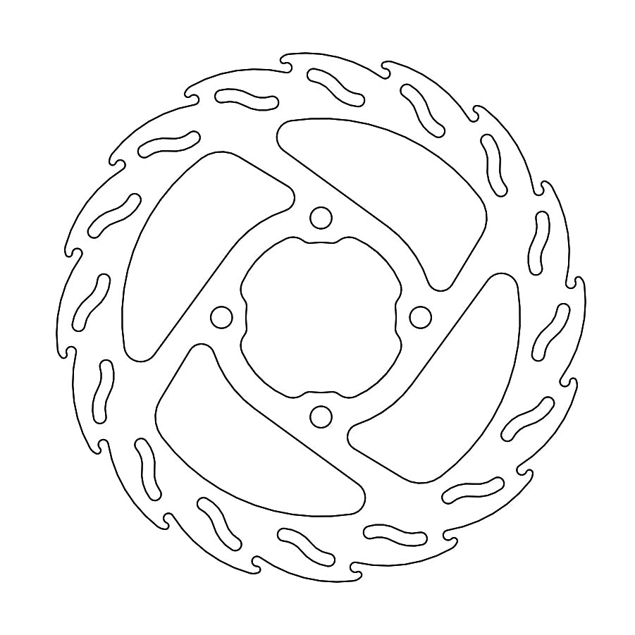 Brake Rotor Moto Master Flame Rear Gasgas Mc65 2021 Husqvarna Tc65 17-21 Ktm 65sx 04-21 | Formula