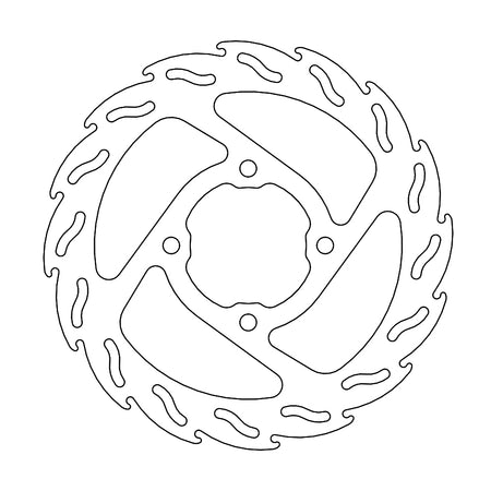 Brake Rotor Moto Master Flame Rear Gasgas Mc65 2021 Husqvarna Tc65 17-21 Ktm 65sx 04-21 | Formula