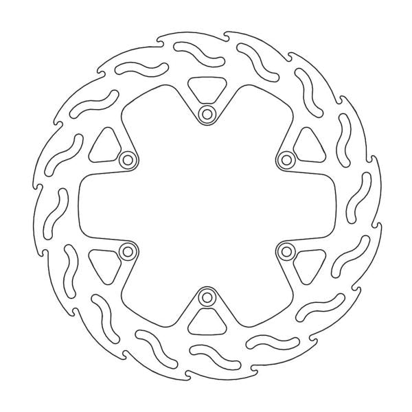 Rear Brake Disc Moto Master Flame Yamaha Yz250f Yz450fx 2021 Yz450f 20-21