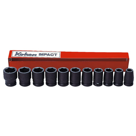 Koken 13241M Impact Socket Set 11pc 3/8"Dr 9-19mm | Hobeca