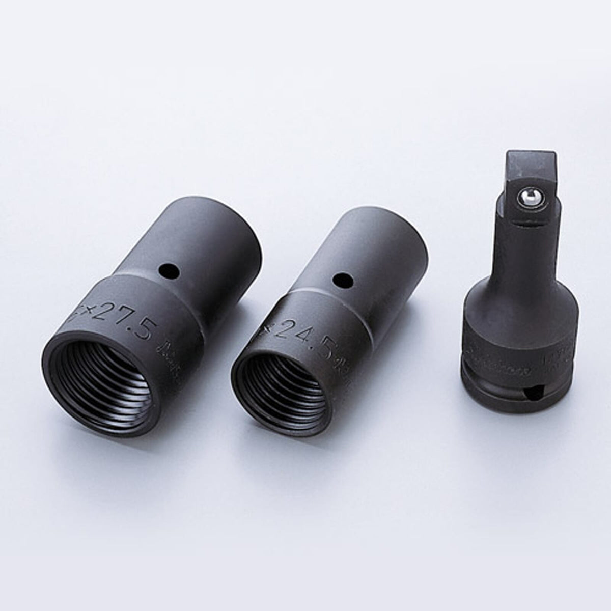 Koken 14124 Impact Locknut Buster Set 1/2"Dr 3pc Double Ended 21mm/24.5mm - 26mm/27.5mm 75mm Exten | Hobeca