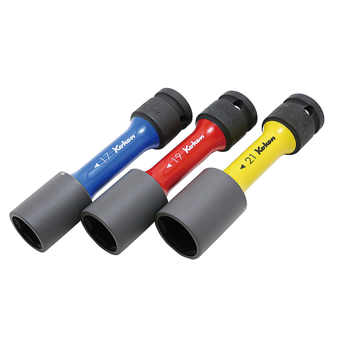 Koken 14201M Impact Thin Walled Wheel Nut Socket Set 1/2"Dr 3pc (for Alloy Wheels) | Hobeca