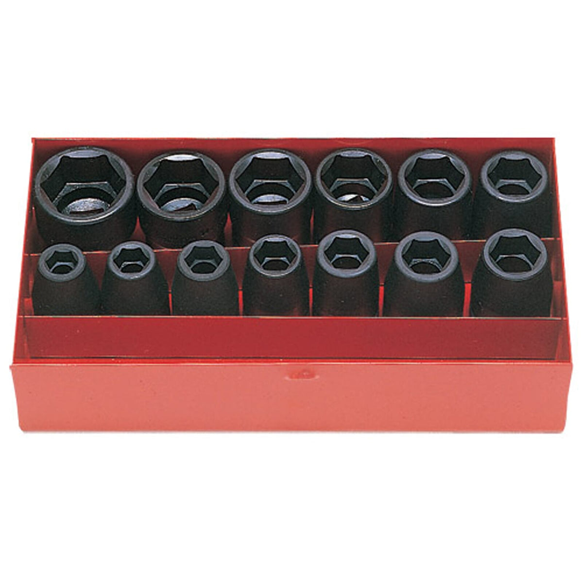 Koken 14241A Impact Socket Set 12pc 1/2"Dr 3/8-1.1/8" | Hobeca