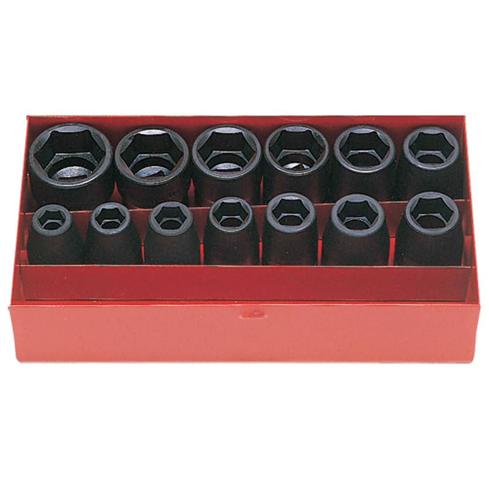 Koken 14241A Impact Socket Set 12pc 1/2"Dr 3/8-1.1/8" | Hobeca