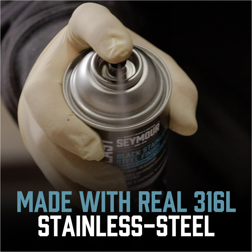 Seymour Aerosol 316l Stainless-Blast Black Finish | Formula
