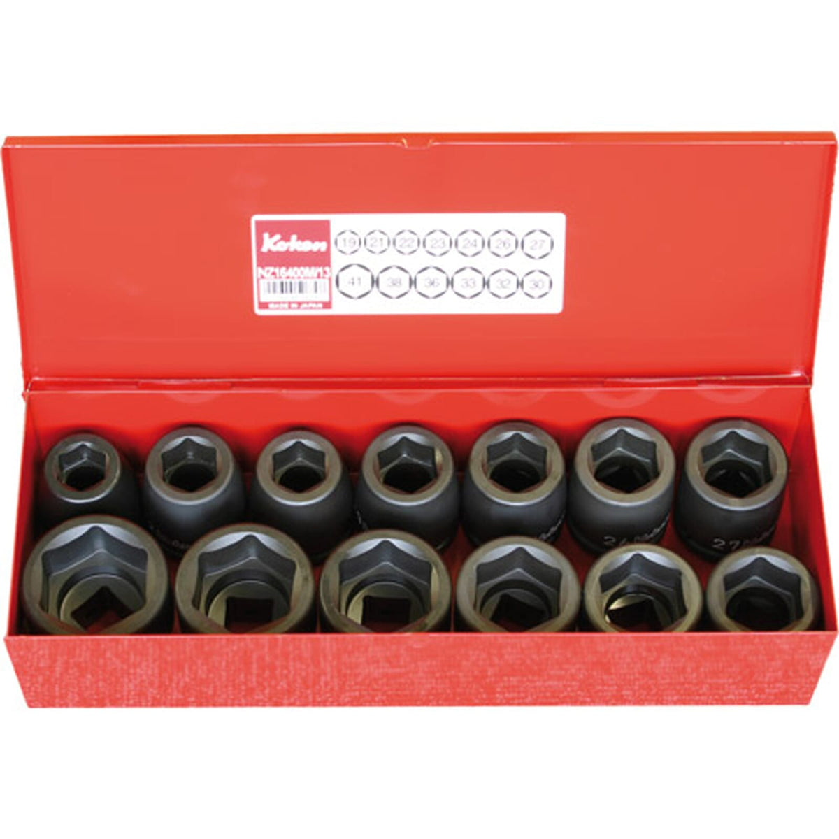 Koken 16201M Impact Socket Set 3/4"Dr 13pc 19-41mm | Hobeca