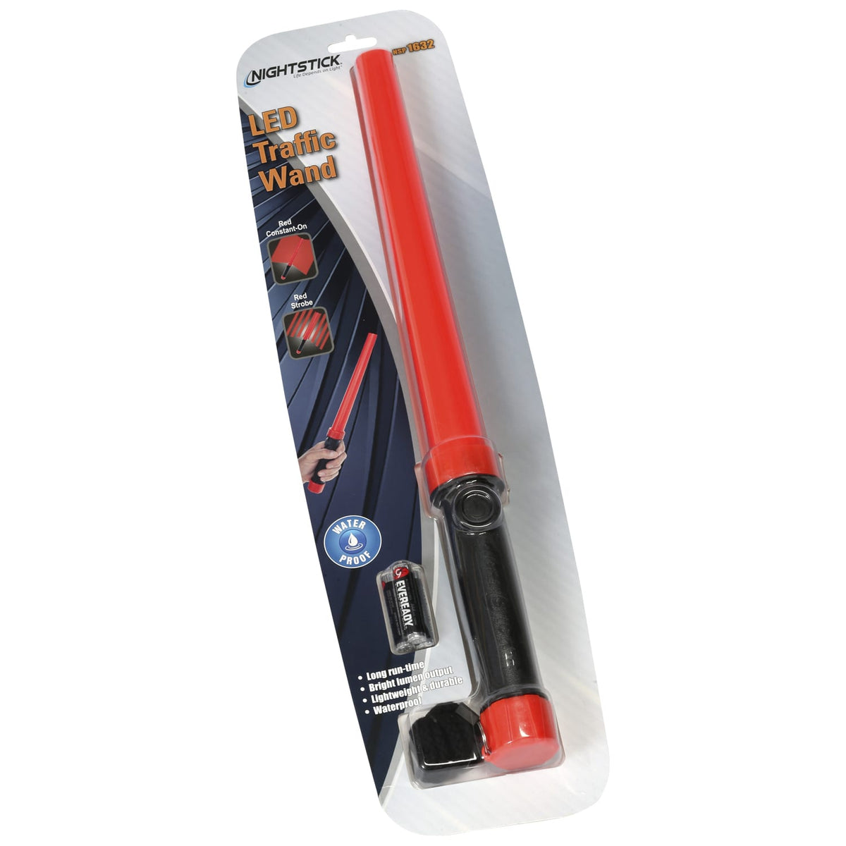 LED Traffic Wand, Red | Esko